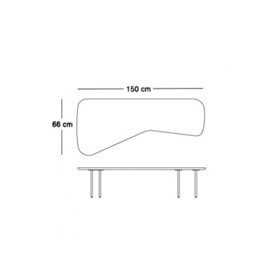 Knoll, Alexander Girard Table basse Knoll, Alexander Girard Table basse