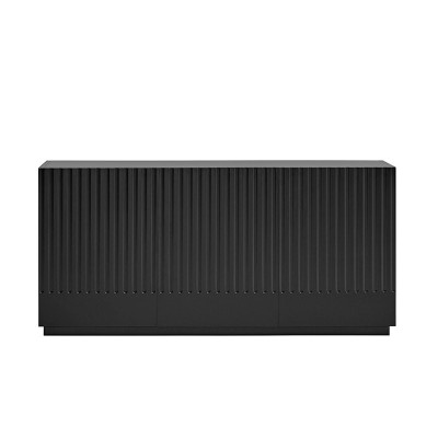 Aparador Doric de Teulat , negro 3 puertas en Moises Showroom Aparador Doric de Teulat , negro 3 puertas en Moises Showroom