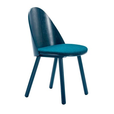 Silla Uma azul marino de Teulat en Moises Showroom Silla Uma azul marino de Teulat en Moises Showroom