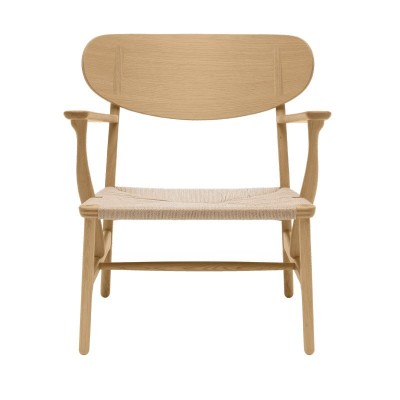 Carl Hansen ch22 lounge chair roble aceite