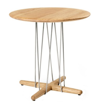 Comprar Mesa embrace lounge E021 roble diametro 48 cm patas acero inoxidable. Disponible en Moisés showroom Comprar Mesa embrace lounge E021 roble diametro 48 cm patas acero inoxidable. Disponible en Moisés showroom