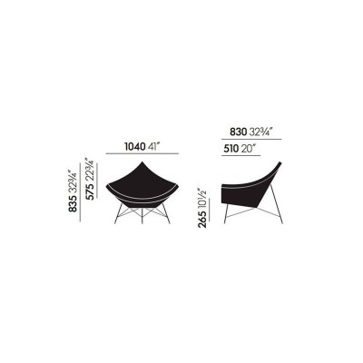 Fauteuil Coconut Chair - Vitra Fauteuil Coconut Chair - Vitra