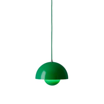 Flowerpot Pendant VP1 verde señal de &Tradition Flowerpot Pendant VP1 verde señal de &Tradition