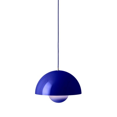 Flowerpot Pendant VP1 azul cobalto de &Tradition Flowerpot Pendant VP1 azul cobalto de &Tradition