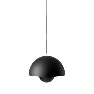 Flowerpot Pendant VP1 negro mate de &Tradition Flowerpot Pendant VP1 negro mate de &Tradition