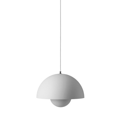 Flowerpot Pendant VP1 gris claro mate de &Tradition Flowerpot Pendant VP1 gris claro mate de &Tradition