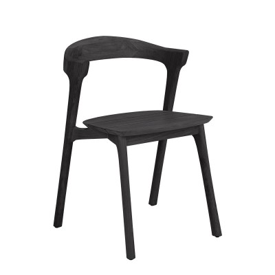 Silla Bok de exterior en teca negra de Ethnicraft Silla Bok de exterior en teca negra de Ethnicraft
