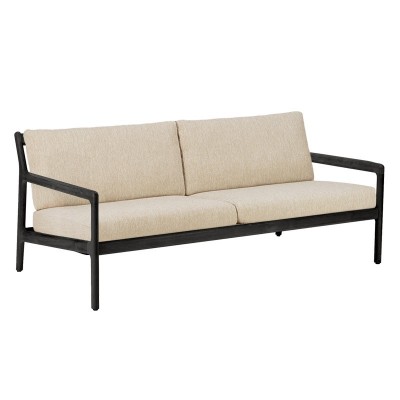 Ethnicraft Jack outdoor sofa in black teak Ethnicraft Jack outdoor sofa in black teak