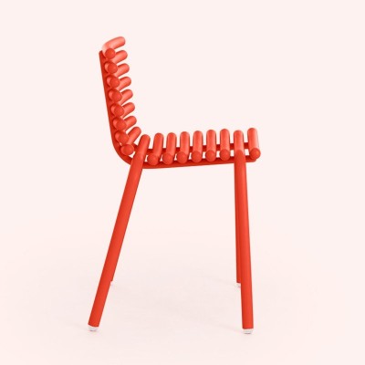 Perfil Silla Tuba color rojo de Diabla Outdoor Perfil Silla Tuba color rojo de Diabla Outdoor