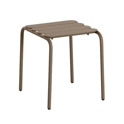 Taburete Easy color bronce de Diabla Outdoor Taburete Easy color bronce de Diabla Outdoor
