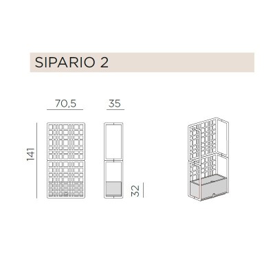 Nardi, Sipario Separation Panel Nardi, Sipario Separation Panel
