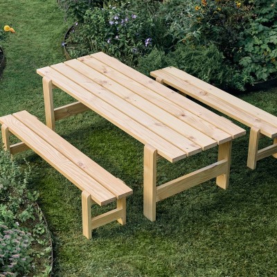 Imagen ambientada mesa Weekday madera de pino de HAY Imagen ambientada mesa Weekday madera de pino de HAY