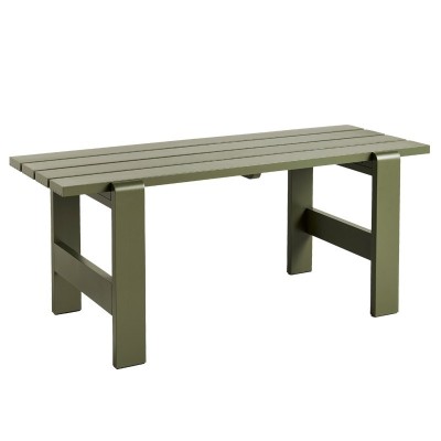 Mesa Weekday S madera de pino lacada al agua olive de HAY Mesa Weekday S madera de pino lacada al agua olive de HAY