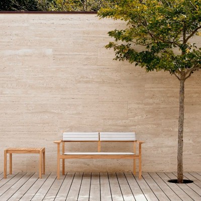 Imagen ambientada AH701 bench con cojines de Carl Hansen Imagen ambientada AH701 bench con cojines de Carl Hansen