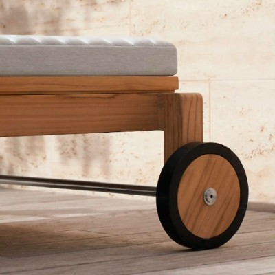 Imagen detalle rueda tumbona AH604 de Carl Hansen Imagen detalle rueda tumbona AH604 de Carl Hansen