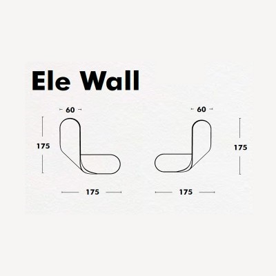 Perchero Ele Wall pared Ondarreta