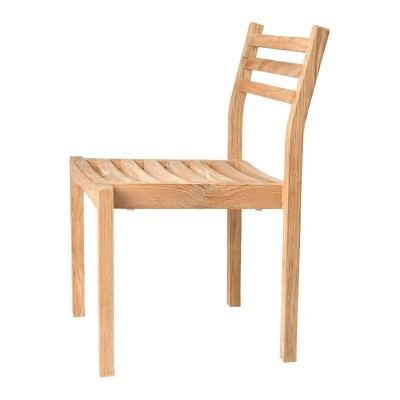 Perfil silla AH501 en madera de teca de Carl Hansen Perfil silla AH501 en madera de teca de Carl Hansen
