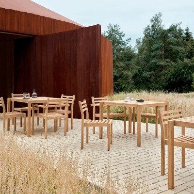 Comedor exterior colección AH de Carl Hansen Comedor exterior colección AH de Carl Hansen