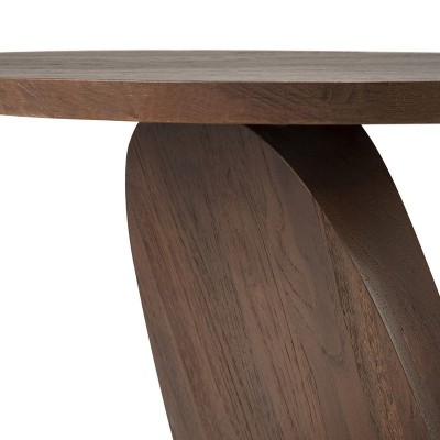 Ethnicraft Tavolino oblic in teak marrone Ethnicraft Tavolino oblic in teak marrone