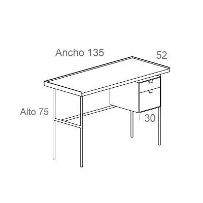 Treku, Bureau en bois Kutxa Treku, Bureau en bois Kutxa