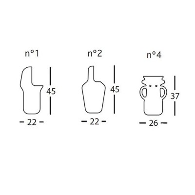 Vases Gardenias par Jaiem Hayon pour BD Barcelona Vases Gardenias par Jaiem Hayon pour BD Barcelona