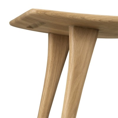 Imagen detalle estructura taburete Osso roble alto de Ethnicraft