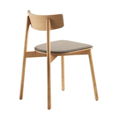Chaise Kol avec pieds et rembourrage en bois - Treku Chaise Kol avec pieds et rembourrage en bois - Treku