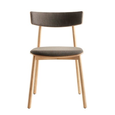 Chaise Kol avec pieds et rembourrage en bois - Treku Chaise Kol avec pieds et rembourrage en bois - Treku