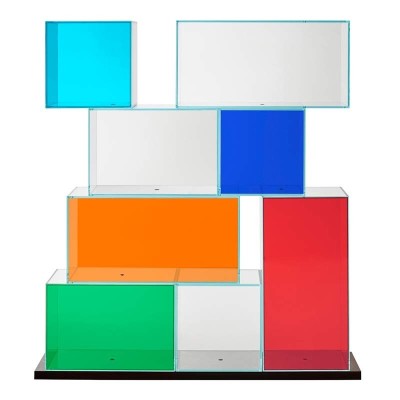 Librería Quantum pequeña Glas Italia Librería Quantum pequeña Glas Italia