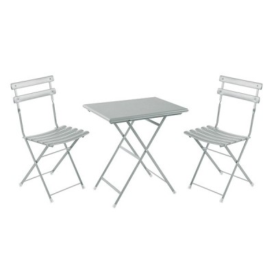 Arc en ciel Emu pack 2 chaises et table d’extérieur Arc en ciel Emu pack 2 chaises et table d’extérieur