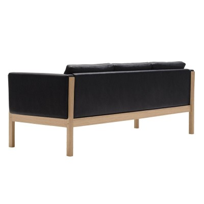 Respaldo Sofá CH163 estructura roble aceite tapizado piel thor301 de Carl Hansen Respaldo Sofá CH163 estructura roble aceite tapizado piel thor301 de Carl Hansen