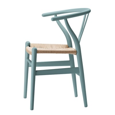 Perfil Wishbone CH24 Edición IC Colors color Pewter de Carl Hansen Perfil Wishbone CH24 Edición IC Colors color Pewter de Carl Hansen