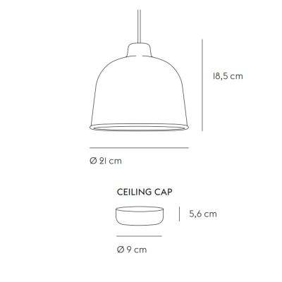 Lampe à suspension Grain de Muuto Lampe à suspension Grain de Muuto