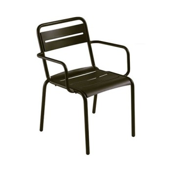 Star silla exterior con brazos diseño Emu