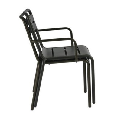 Chaise d’extérieur étoile avec accoudoirs design Emu Chaise d’extérieur étoile avec accoudoirs design Emu