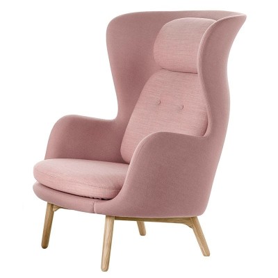 Poltrona RO com pés de madeira Fritz Hansen Poltrona RO com pés de madeira Fritz Hansen