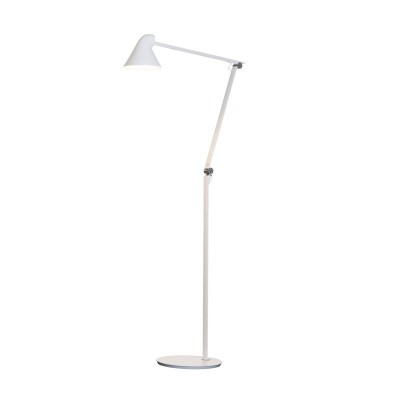 Lámpara NJP de pie blanco de Louis Poulsen Lámpara NJP de pie blanco de Louis Poulsen