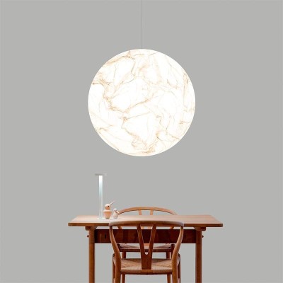 Lámpara Moon Davide Groppi con mesa Lámpara Moon Davide Groppi con mesa