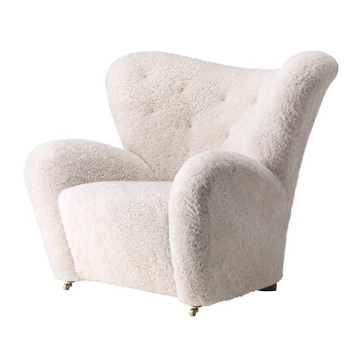 Audo CPH - The Tired Man Lounge Chair, Sheepskin