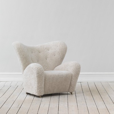 Audo CPH - The Tired Man Lounge Chair, Sheepskin