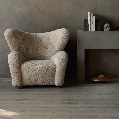 Audo CPH - The Tired Man Lounge Chair, Sheepskin