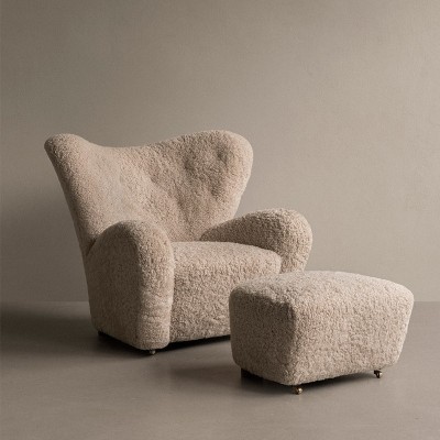 Audo CPH - The Tired Man Lounge Chair, Sheepskin