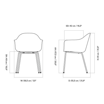 Harbour armchair by Audo Copenhagen Harbour armchair by Audo Copenhagen