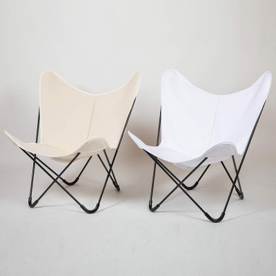 Sillón BKF Lona natural y blanco Isist Atelier Sillón BKF Lona natural y blanco Isist Atelier