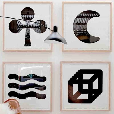 Serigrafía Undici, Cubo Danese Milano en conjunto Serigrafía Undici, Cubo Danese Milano en conjunto