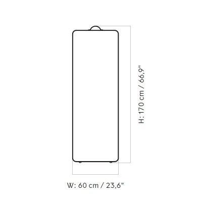 Audo Copenhagen, Norm Floor Mirror Audo Copenhagen, Norm Floor Mirror
