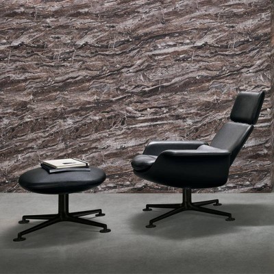 Knoll, fauteuil pivotant et inclinable Piero Lissoni KN02. Knoll, fauteuil pivotant et inclinable Piero Lissoni KN02.