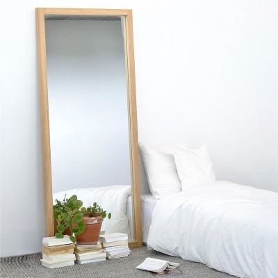 Light Frame Floor Mirror , Oak - Ethnicraft Light Frame Floor Mirror , Oak - Ethnicraft