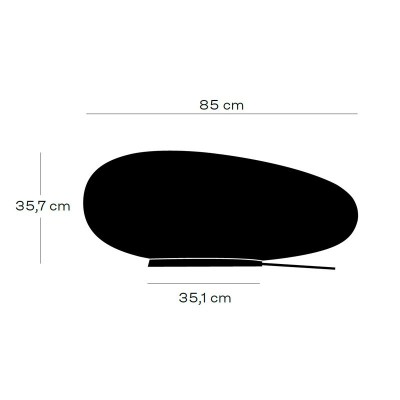 Medidas Avion de pie de Fritz Hansen