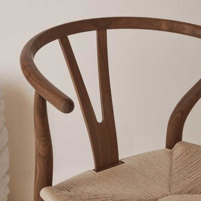 CH24 Wishbone walnut chair by Carl Hansen CH24 Wishbone walnut chair by Carl Hansen